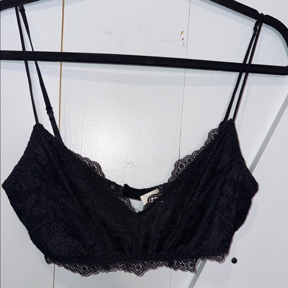 Free People Black Lace Bralette - Picture 1 of 11